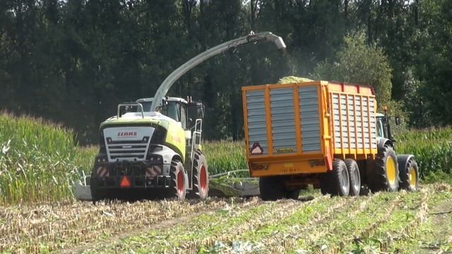 cornharvest 2021 Van Rulo Claas jaguar 950 + orbis 750 + John Deere's + Veenhuis  #trotsopdeboeren