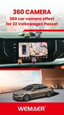 Discover the Wemaer 360 Car Camera System for your 2022 VW Passat! 🚗✨