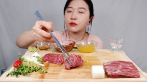 오랜만에 찢어먹는 한우 치마살 육회 리얼사운드 먹방 ASMR RAW BEEF SASHIMI MUKBANG EATING SOUNDS NO TALKING | NAJIN