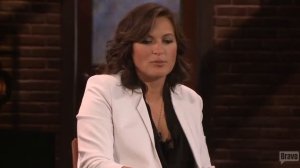 Behind Mariska Hargitay in The Love Guru