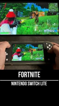 Fortnite Nintendo Switch Lite Gameplay