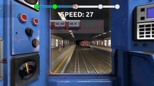 Subway train. Лондон