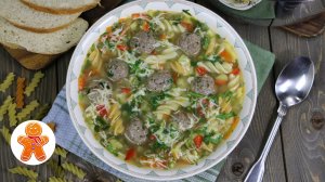 Суп с фрикадельками по-итальянски (wedding soup)