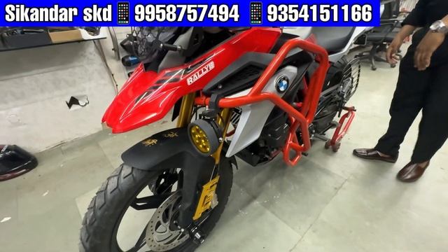 gs 310 adventure fully loaded | bmw gs 310 Modified смотреть онлайн