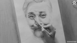 Портрет карандашом Дмитрий Назаров Виктор Баринов Звездные портреты_360P