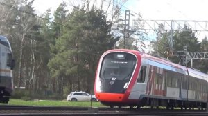 Электропоезд ЭГЭ2ТВ-001 Иволга сообщением Зеленоград-Крюково - Ипподром
