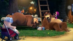 Шкатулка с сюрпризом.Маща и Медведь…