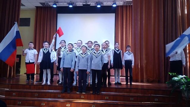 27.02.2019, г. Одинцово, лицей № 6, 3-ий "Б", конкурс военно-патриотической песни.