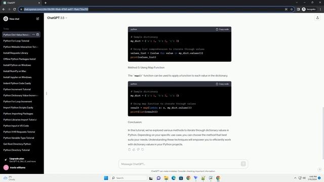 how to iterate values in dictionary python