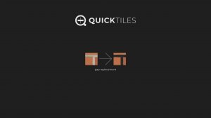 Замена шва в QuickTiles