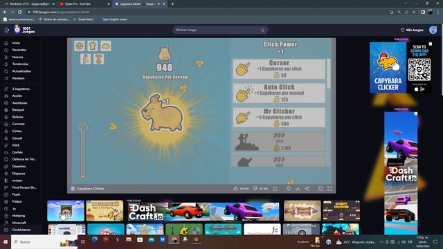 Jugando Capybara Clicker VAMOS!!!!!!! смотреть онлайн
