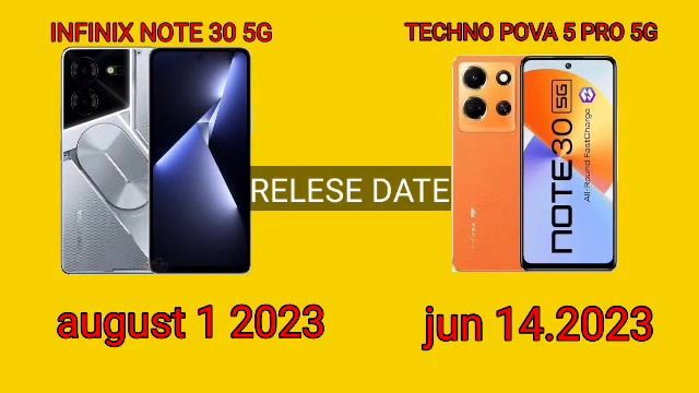 INFINIX NOTE 30 5G VS TECHNO POVA 5 PRO 5G ||Mobile comparison ||full detail смотреть онлайн