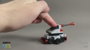 Собираем танк из конструктора QBRIX KIDS - детские конструкторы с видеоинструкцией