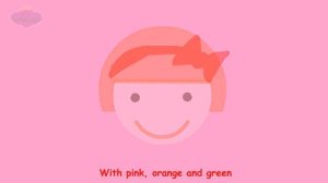 Colors song - Red Green Yellow Blue Pink Nursery Rhymes with lyrics - Song for children