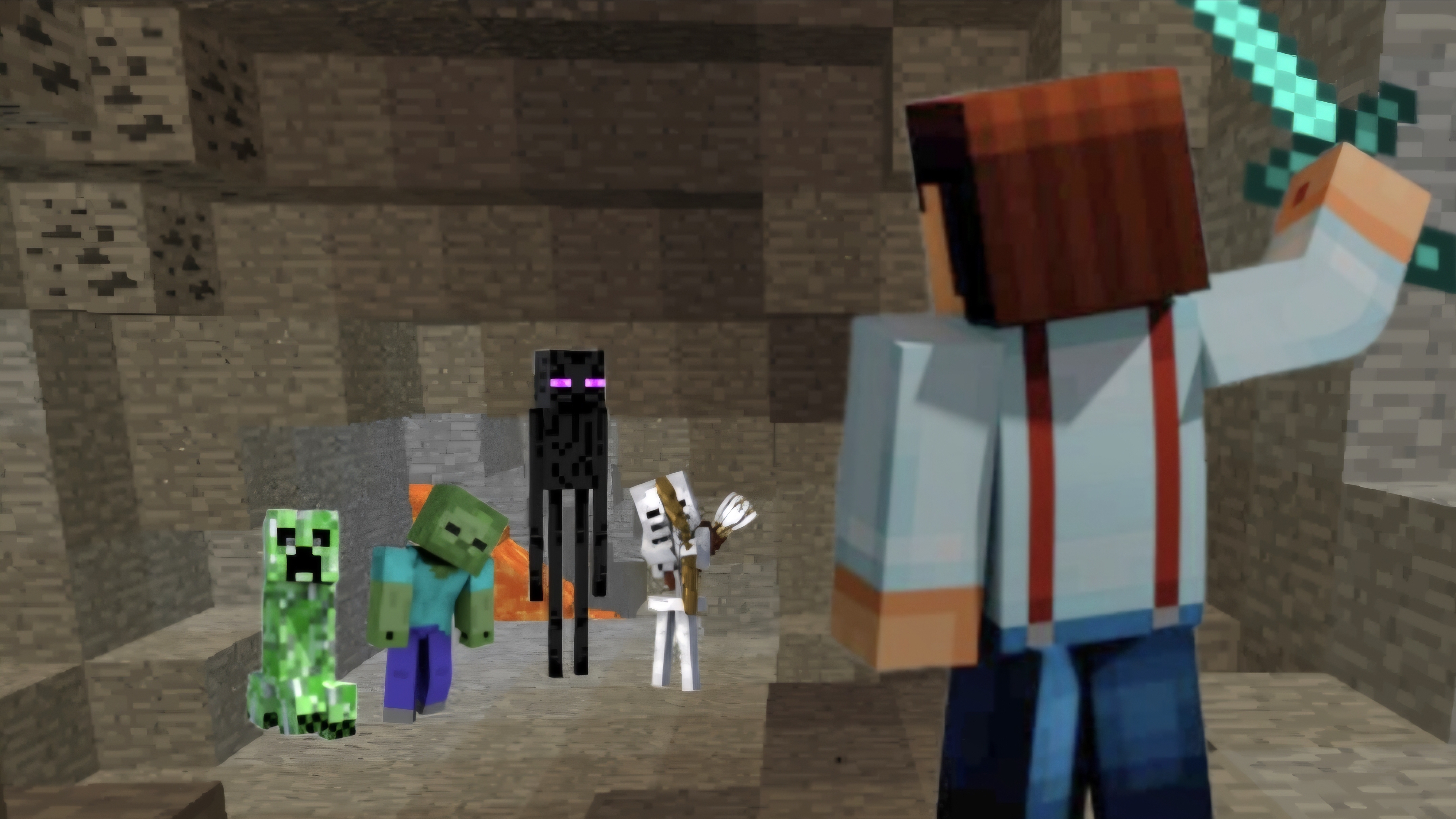 НА МЕНЯ НАПАЛИ ВСЕ ВОЗМОЖНЫЕ МОНСТРЫ | Minecraft смотреть онлайн