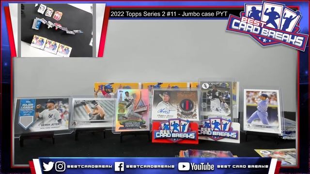 2022 Topps Series 2 #11 - Jumbo 6 Box Case Pick Your Team 8/4/22 смотреть онлайн
