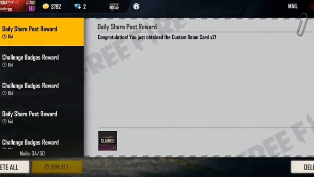 FF CODE#GARENA #HYDRA GAMING SUBSCRIBE#MP40