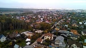 Панорама посёлка Немчиновка.