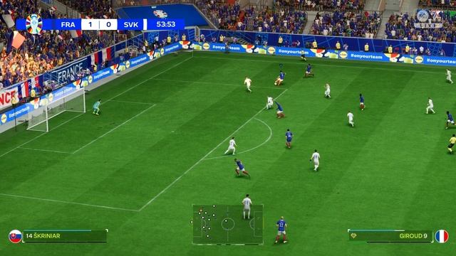 EA SPORTS FC 24 - France vs Slovakia - UEFA EURO 2024 - Gameplay - Professional - Best 16 смотреть онлайн