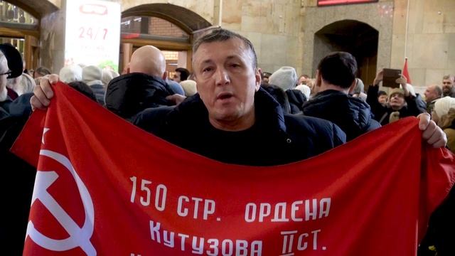 2025.02.18 Кругосветная икона Покрова Пресвятой Богородицы и Знамя Победы. Евгений Королев Знамя -2 смотреть онлайн