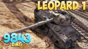 Leopard 1 - 6 Фрагов 9.8K Урона - Аккуратный! - Мир Танков