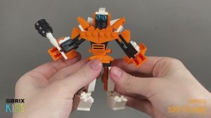 Собираем Хомо-механикса из конструктора QBRIX KIDS - детские конструкторы с видеоинструкцией