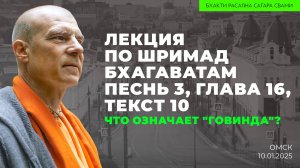 Что означает "Говинда"? Шримад-Бхагаватам 3.16.10 (Омск 10.01.2025г.)