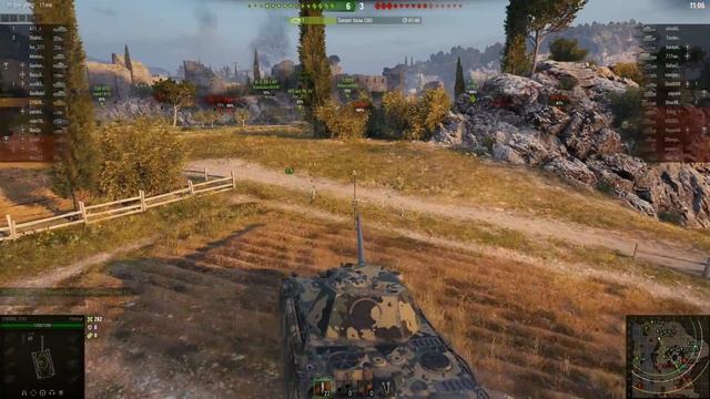 World of Tanks Охотник Panther и PanzerBattalion-BlackPanther бой #8 смотреть онлайн