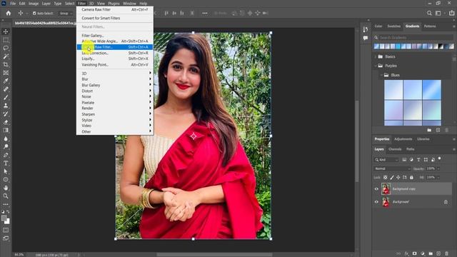 HDR Camera Raw Trick Black Tone Photo Editing Tutorial | Photoshop cc Background Colour Change
