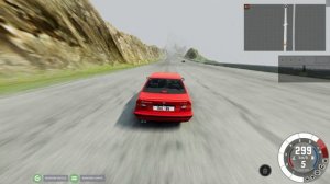 спуск без тормозов в BeamNG.drive.часть 13.