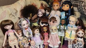 кукольный винигрет, что открыла без съёмки, тела, головы, очки, разные сравнения, чуть рукоделия