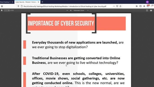 Introduction to Ethical Hacking  Cyber Security