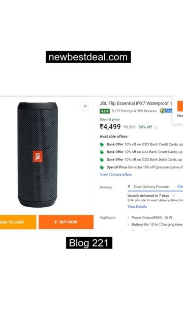 Bluetooth Speakers Under Rs.10000 October 2021