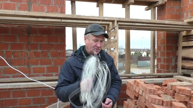 Строительство дома в зимний период. Прогрев бетона смотреть онлайн