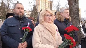 Митинг ко Дню защитника Отечества прошел в микрорайоне Пироговский