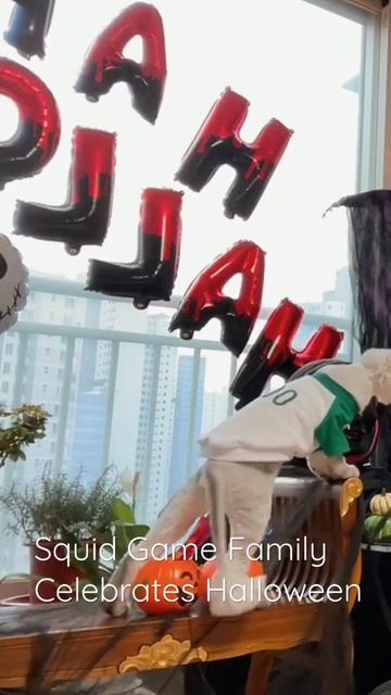 Squid Game Family Celebrates Halloween #squidgame #cosplay #halloween2021 #koreanfilipinocouple смотреть онлайн