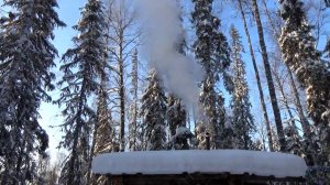Хариус на таёжной речке \ Рыбалка в лютый мороз \ Часть 1