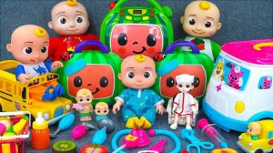 62 минуты ASMR-удовольствия! 🩺 Набор доктора COCOMELON + скорая помощь 🚑 Распаковка игрушек 💞