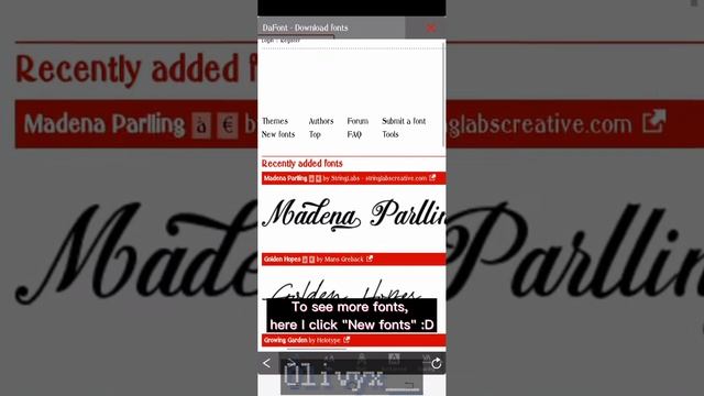 How to download aesthetic and another fonts to Ibis Paint X :3 #shorts смотреть онлайн