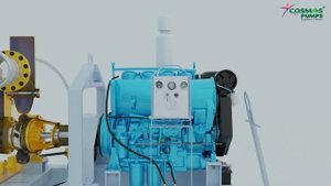 Дизельные мотопомпы Cosmos Pumps производительность от 375 м3/час и до 1700 м3/час.