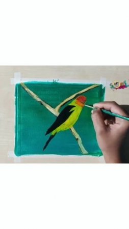 Bird sitting on a beach 🐦 || Sonali Art #shorts #youtubeshorts #short #shortvideo