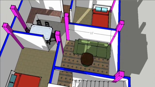24x28 house Design plan| 3d house plan | followed vastu|24by28 ghar ka naksha with Bike parking смотреть онлайн