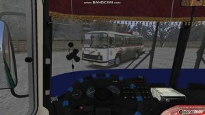 короткая поезда на пазике и обзор на движок и салон