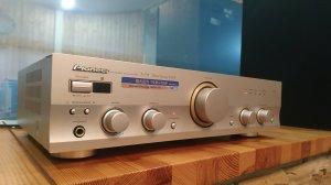 Усилитель Pioneer A-D1 (проверка работы).
