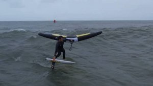 Secret wing foil surf session - South of Brazil