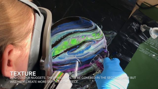 Easy epoxy resin space artwork with texture смотреть онлайн