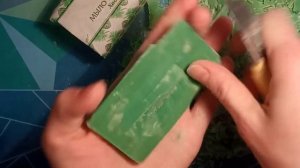 резка прогорклого мыла Просто Хвойное НМЖК / резка носиком / крупная резка / asmr soap /soap cuttin