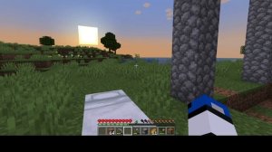 Выживание в Minecraft часть 2 - Начало постройки дома