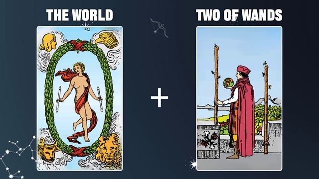 The World & Two of Wands 💡TAROT CARD COMBINATION AND MEANING смотреть онлайн