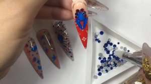 Full Live Tutorial: Red White & Blue Set 2 - FIreworks